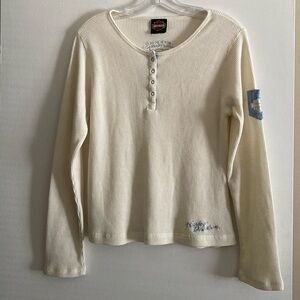 Harley Davidson Long Sleeve Top - Mackinaw City MI - Excellent Condition
